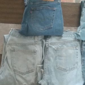 3 pair of men jeans